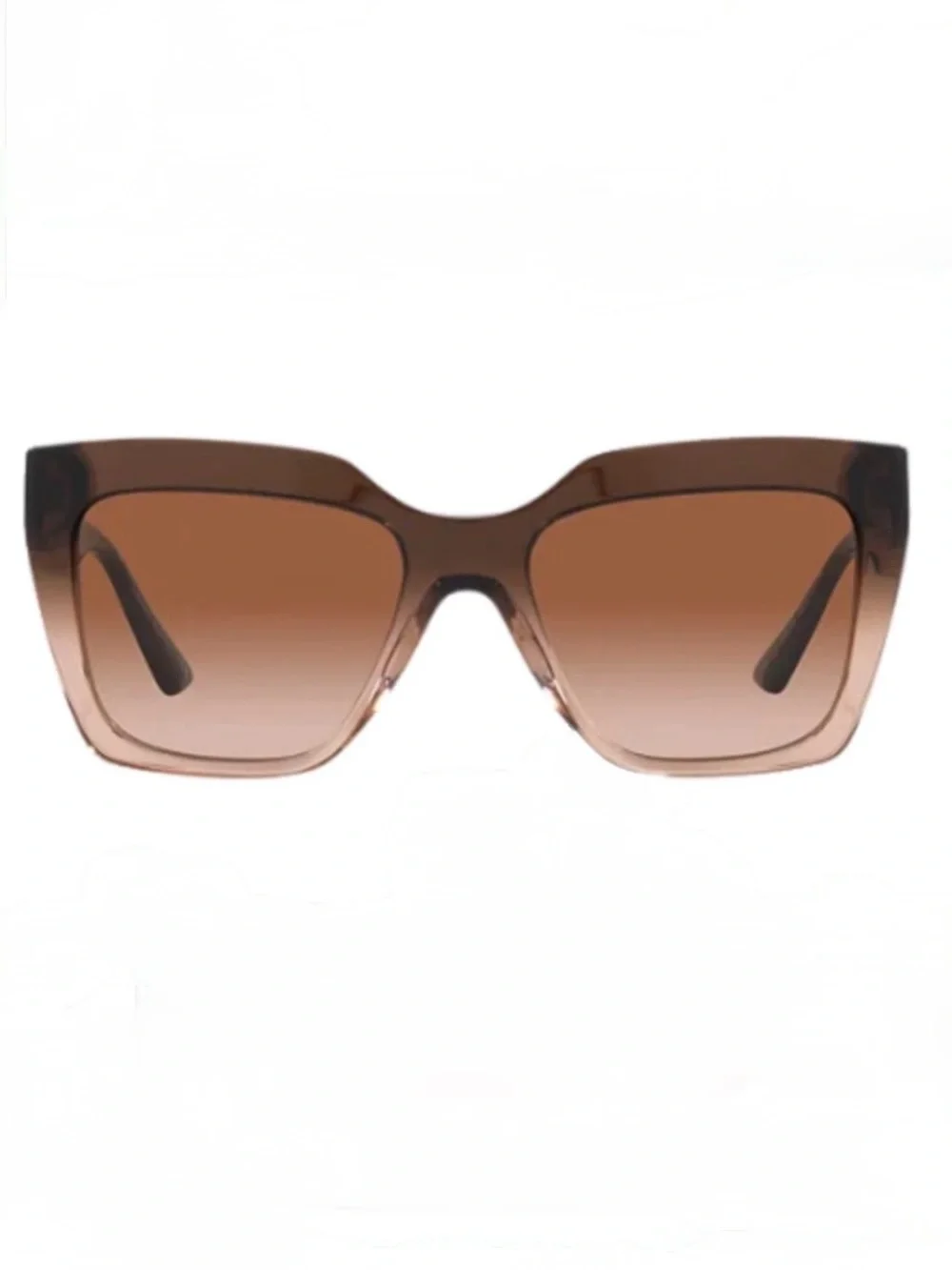 NEW VERSACE 4418 533213 Women’s Brown Gradient Beige Sunglasses 56 ••AUTHENTIC •